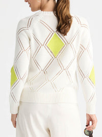ZAKET & PLOVER DIAMOND DETAIL JUMPER
