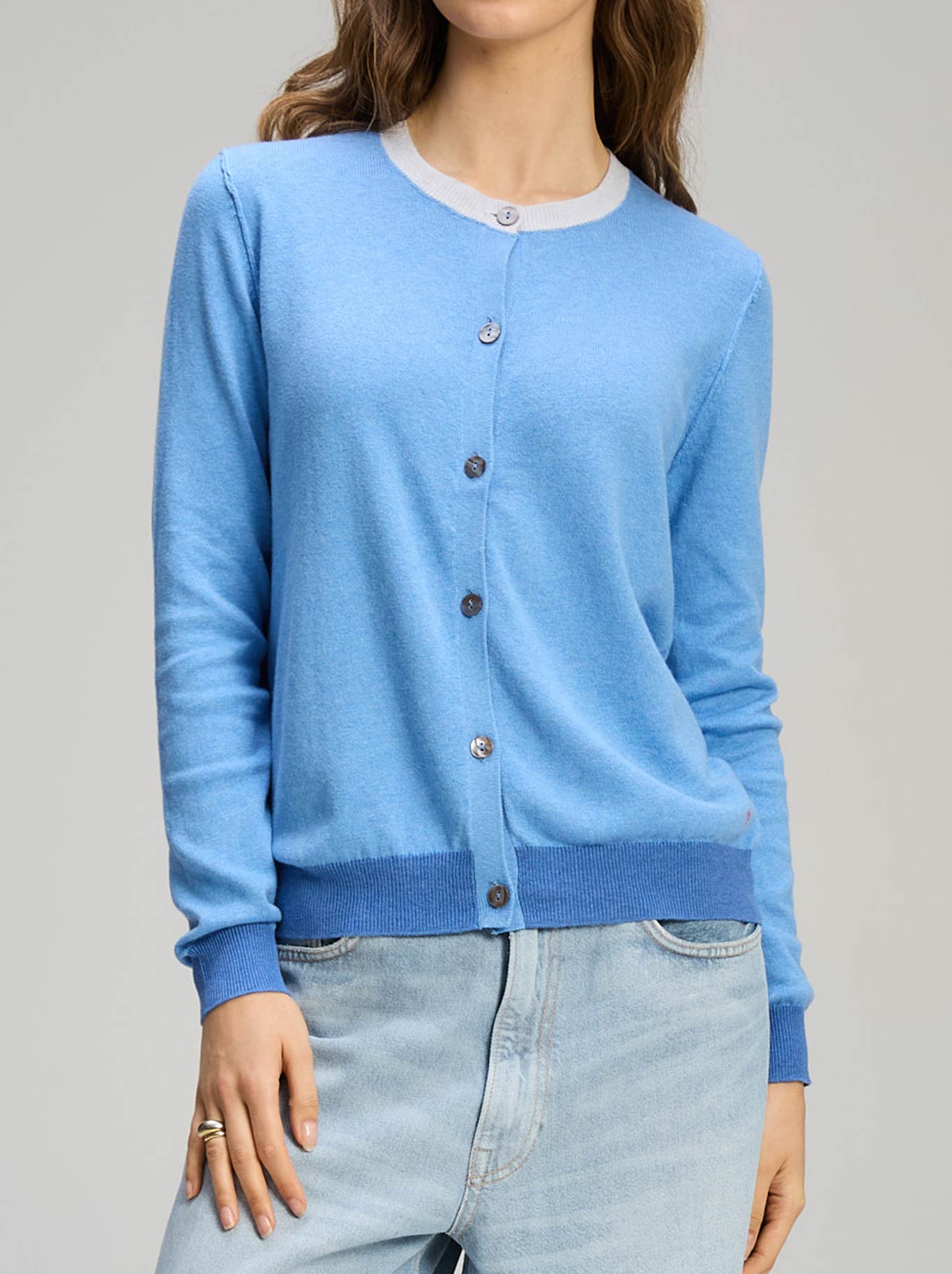 ZAKET & PLOVER ESSENTIAL CREW CARDI
