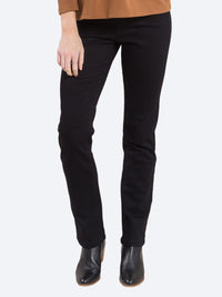 Yeltuor - VASSALLI - Pants - VASSALLI SLIM LEG MOLESKIN PANTS - Black -  8